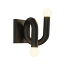Two Light Wall Vanity<br /><span style="color:#4AB0CE;">Entrega: 6-7 semanas en USA</span><br /><span style="color:#4AB0CE;font-size:60%;">PREGUNTE POR ENTREGA EN PANAMA</span><br />Collection: Sadie<br />Finish: Matte Black