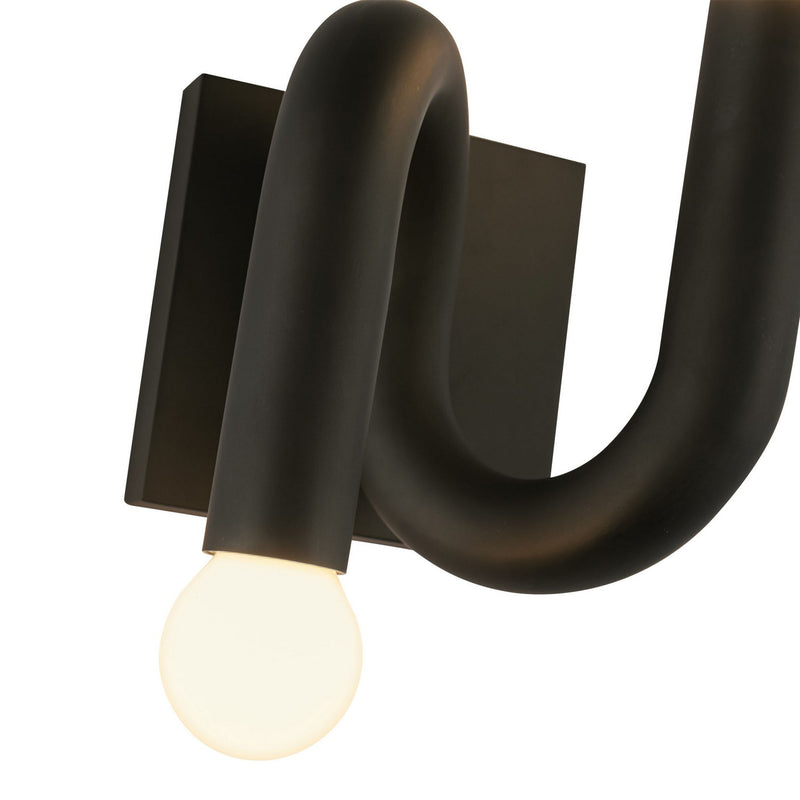 Alora - WV420206MB - Two Light Wall Vanity - Sadie - Matte Black