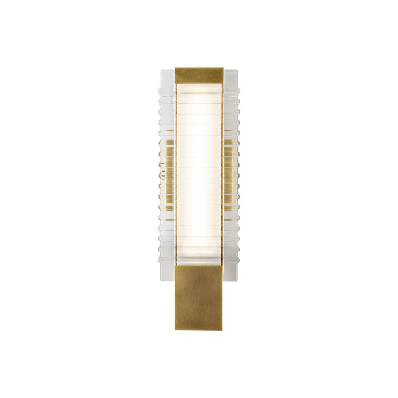 LED Wall Vanity<br /><span style="color:#4AB0CE;">Entrega: 4-10 dias en USA</span><br /><span style="color:#4AB0CE;font-size:60%;">PREGUNTE POR ENTREGA EN PANAMA</span><br />Collection: Alai<br />Finish: Vintage Brass/Ribbed Glass