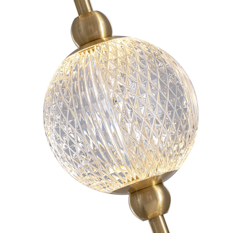 Alora - WV321003NB-UNV-010 - LED Wall Vanity - Marni - Natural Brass