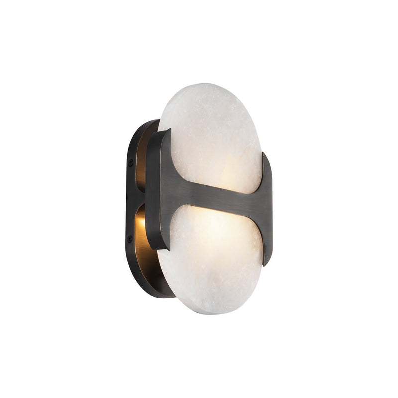 One Light Wall Vanity<br /><span style="color:#4AB0CE;">Entrega: 4-10 dias en USA</span><br /><span style="color:#4AB0CE;font-size:60%;">PREGUNTE POR ENTREGA EN PANAMA</span><br />Collection: Odin<br />Finish: Urban Bronze/Alabaster