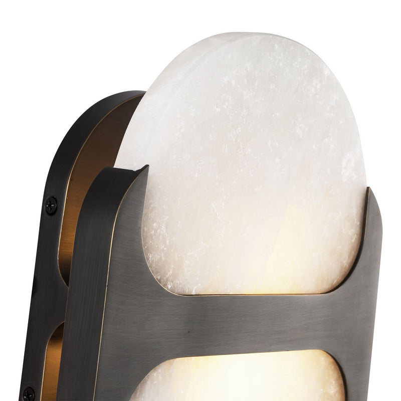 Alora - WV357109UBAR - One Light Wall Vanity - Odin - Urban Bronze/Alabaster