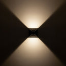 LED Exterior Wall Sconce<br /><span style="color:#4AB0CE;">Entrega: 4-10 dias en USA</span><br /><span style="color:#4AB0CE;font-size:60%;">PREGUNTE POR ENTREGA EN PANAMA</span><br />Collection: Ellis<br />Finish: Black