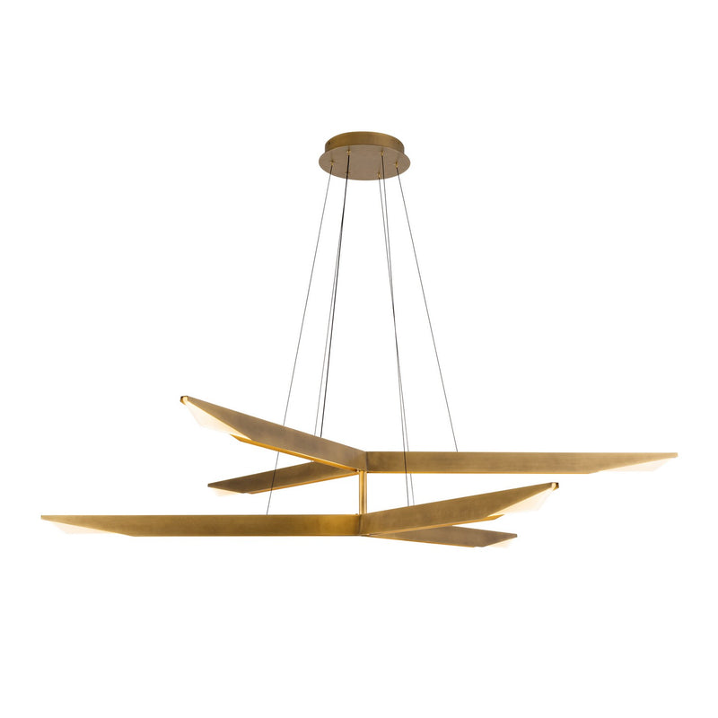 LED Chandelier<br /><span style="color:#4AB0CE;">Entrega: 5-6 semanas en USA</span><br /><span style="color:#4AB0CE;font-size:60%;">PREGUNTE POR ENTREGA EN PANAMA</span><br />Collection: Tachi<br />Finish: Vintage Brass