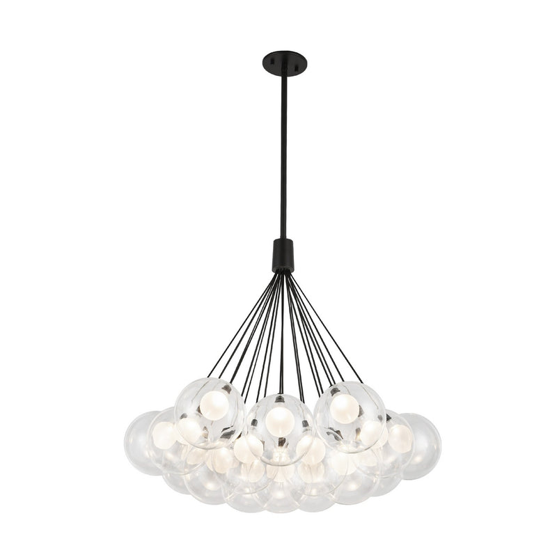 LED Chandelier<br /><span style="color:#4AB0CE;">Entrega: 4-10 dias en USA</span><br /><span style="color:#4AB0CE;font-size:60%;">PREGUNTE POR ENTREGA EN PANAMA</span><br />Collection: Bolla<br />Finish: Black