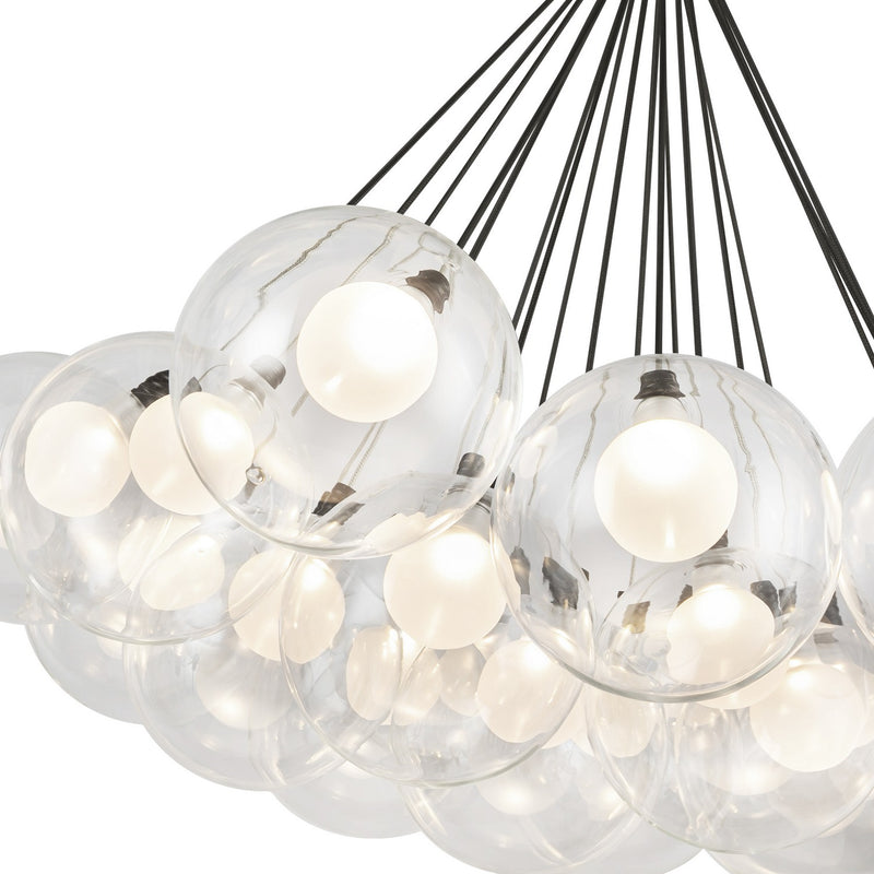 Kuzco Lighting - CH3128-BK - LED Chandelier - Bolla - Black