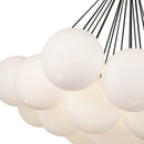 LED Chandelier<br /><span style="color:#4AB0CE;">Entrega: 4-10 dias en USA</span><br /><span style="color:#4AB0CE;font-size:60%;">PREGUNTE POR ENTREGA EN PANAMA</span><br />Collection: Bolla<br />Finish: Black/Opal Glass