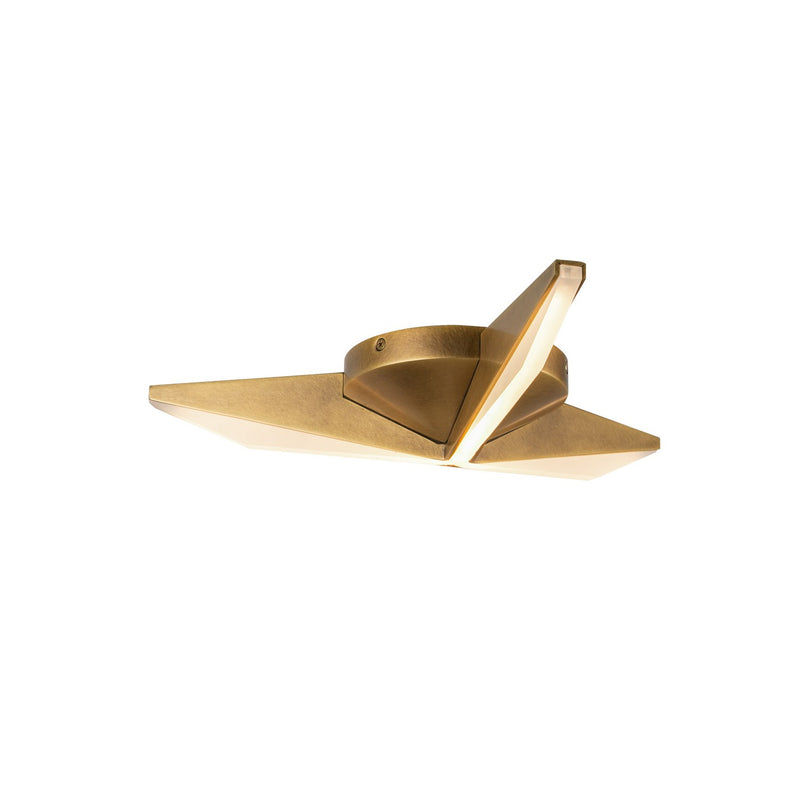 LED Flush Mount<br /><span style="color:#4AB0CE;">Entrega: 4-10 dias en USA</span><br /><span style="color:#4AB0CE;font-size:60%;">PREGUNTE POR ENTREGA EN PANAMA</span><br />Collection: Tachi<br />Finish: Vintage Brass