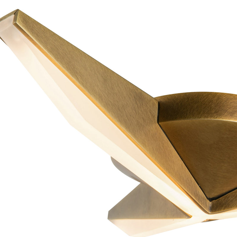 Kuzco Lighting - FM64215-VB - LED Flush Mount - Tachi - Vintage Brass