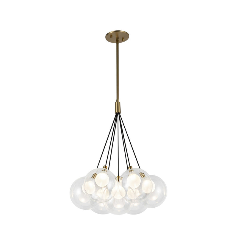 LED Chandelier<br /><span style="color:#4AB0CE;">Entrega: 4-10 dias en USA</span><br /><span style="color:#4AB0CE;font-size:60%;">PREGUNTE POR ENTREGA EN PANAMA</span><br />Collection: Bolla<br />Finish: Brushed Gold