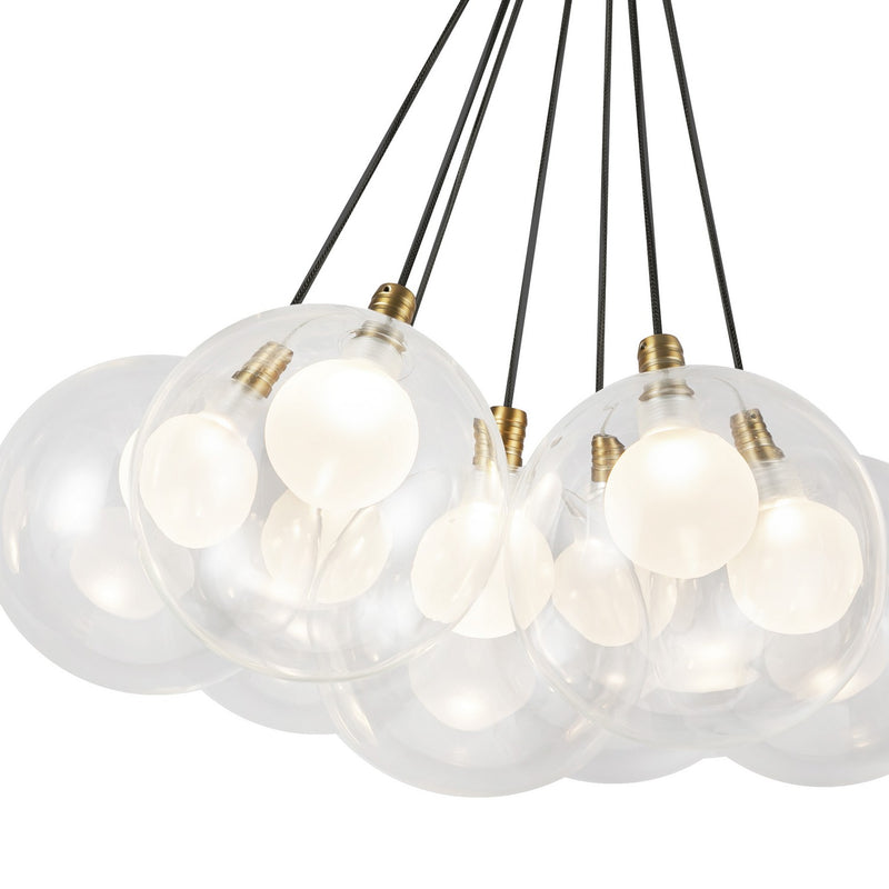 Kuzco Lighting - CH3117-BG - LED Chandelier - Bolla - Brushed Gold