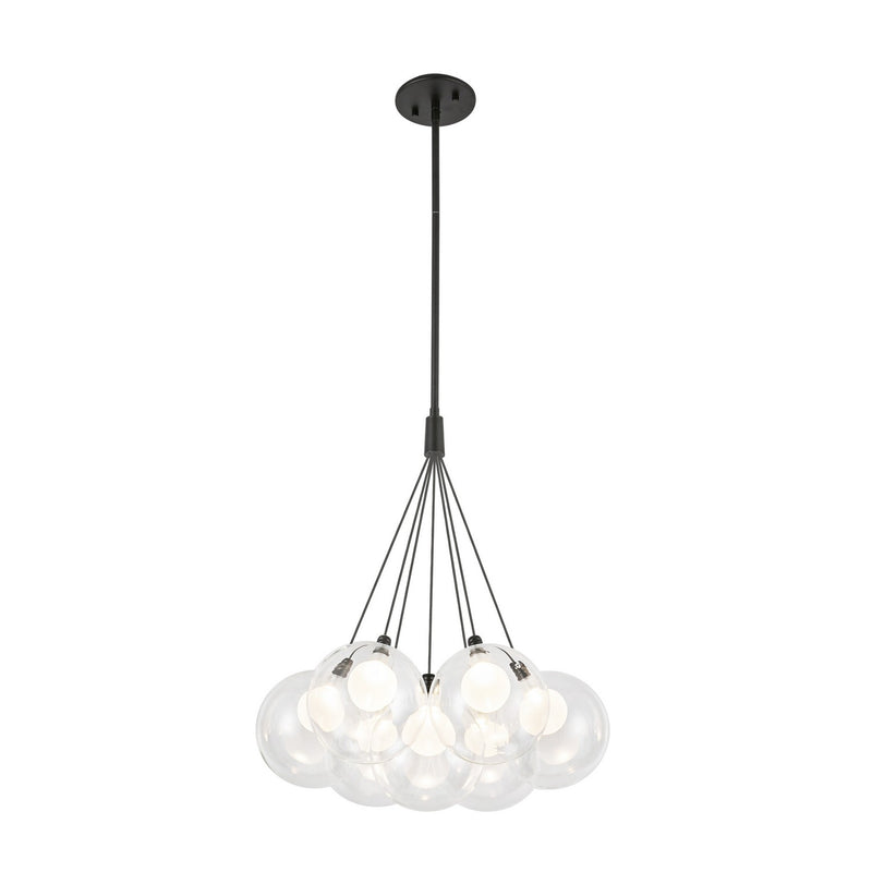 LED Chandelier<br /><span style="color:#4AB0CE;">Entrega: 4-10 dias en USA</span><br /><span style="color:#4AB0CE;font-size:60%;">PREGUNTE POR ENTREGA EN PANAMA</span><br />Collection: Bolla<br />Finish: Black