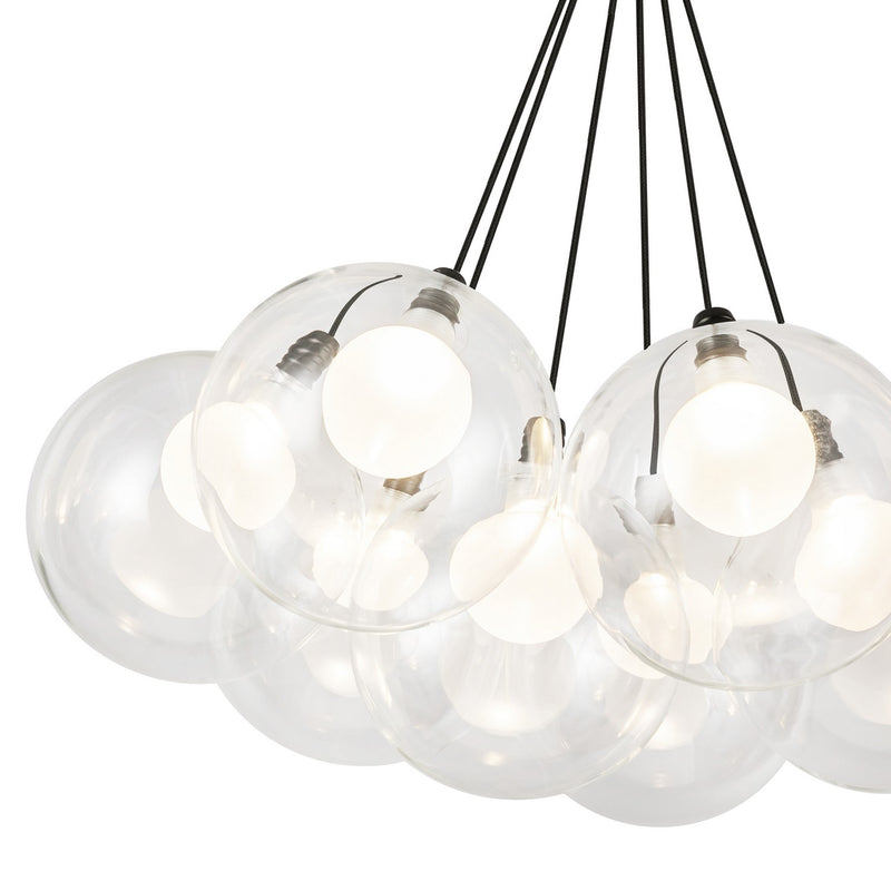 LED Chandelier<br /><span style="color:#4AB0CE;">Entrega: 4-10 dias en USA</span><br /><span style="color:#4AB0CE;font-size:60%;">PREGUNTE POR ENTREGA EN PANAMA</span><br />Collection: Bolla<br />Finish: Black