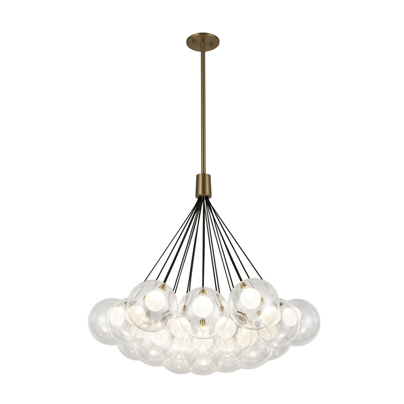 LED Chandelier<br /><span style="color:#4AB0CE;">Entrega: 4-10 dias en USA</span><br /><span style="color:#4AB0CE;font-size:60%;">PREGUNTE POR ENTREGA EN PANAMA</span><br />Collection: Bolla<br />Finish: Brushed Gold