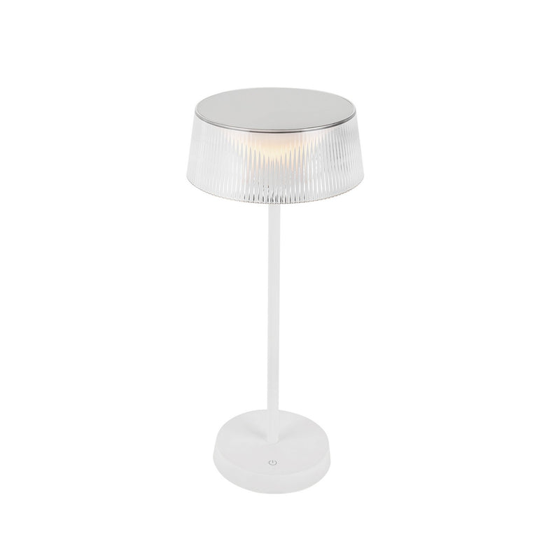 LED Table Lamp<br /><span style="color:#4AB0CE;">Entrega: 4-10 dias en USA</span><br /><span style="color:#4AB0CE;font-size:60%;">PREGUNTE POR ENTREGA EN PANAMA</span><br />Collection: Tindra<br />Finish: White
