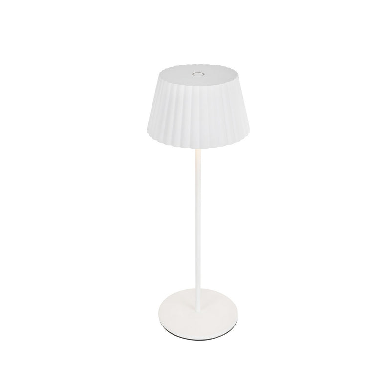 LED Table Lamp<br /><span style="color:#4AB0CE;">Entrega: 4-10 dias en USA</span><br /><span style="color:#4AB0CE;font-size:60%;">PREGUNTE POR ENTREGA EN PANAMA</span><br />Collection: Dario<br />Finish: White