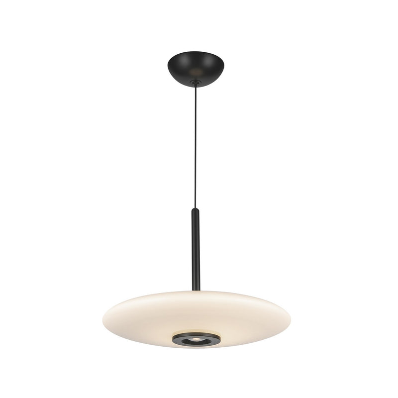 LED Pendant<br /><span style="color:#4AB0CE;">Entrega: 4-10 dias en USA</span><br /><span style="color:#4AB0CE;font-size:60%;">PREGUNTE POR ENTREGA EN PANAMA</span><br />Collection: Kyoto<br />Finish: Black/Glossy Opal Glass