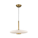 LED Pendant<br /><span style="color:#4AB0CE;">Entrega: 4-10 dias en USA</span><br /><span style="color:#4AB0CE;font-size:60%;">PREGUNTE POR ENTREGA EN PANAMA</span><br />Collection: Kyoto<br />Finish: Vintage Brass/Glossy Opal Glass
