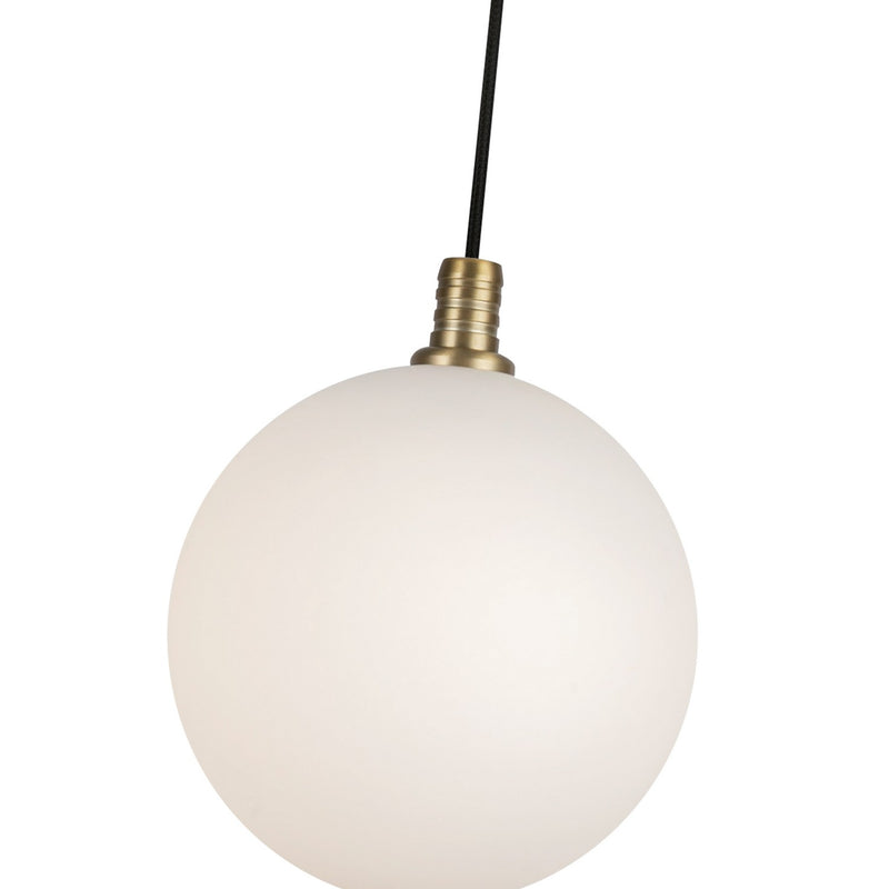 LED Pendant<br /><span style="color:#4AB0CE;">Entrega: 4-10 dias en USA</span><br /><span style="color:#4AB0CE;font-size:60%;">PREGUNTE POR ENTREGA EN PANAMA</span><br />Collection: Bolla<br />Finish: Brushed Gold/Opal Glass
