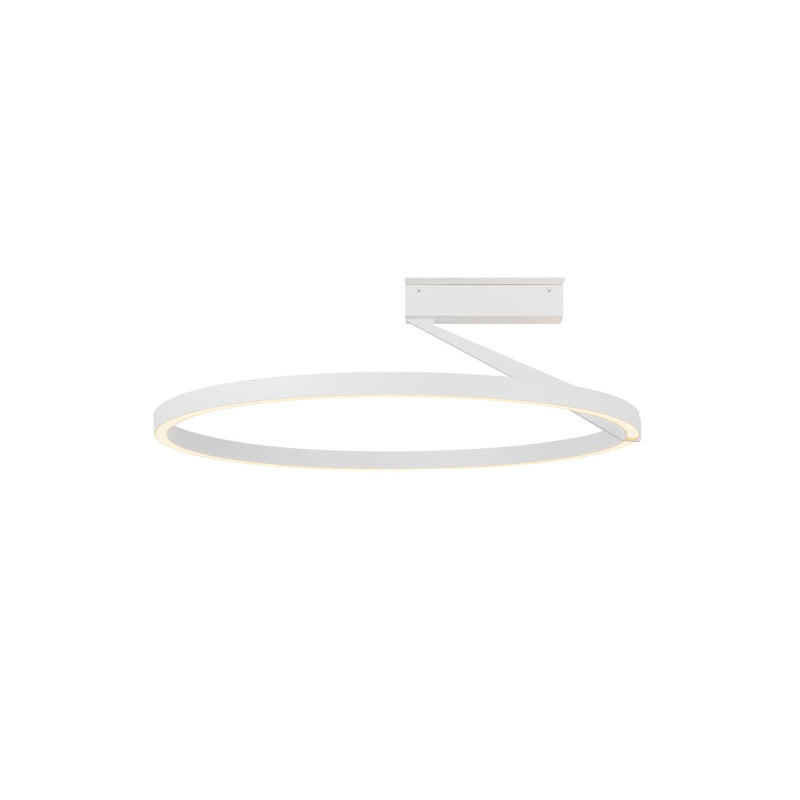 LED Semi-Flush Mount<br /><span style="color:#4AB0CE;">Entrega: 4-10 dias en USA</span><br /><span style="color:#4AB0CE;font-size:60%;">PREGUNTE POR ENTREGA EN PANAMA</span><br />Collection: Roda<br />Finish: White