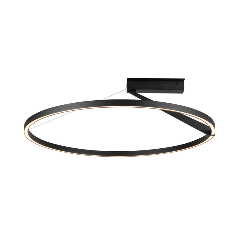 LED Semi-Flush Mount<br /><span style="color:#4AB0CE;">Entrega: 4-10 dias en USA</span><br /><span style="color:#4AB0CE;font-size:60%;">PREGUNTE POR ENTREGA EN PANAMA</span><br />Collection: Roda<br />Finish: Black