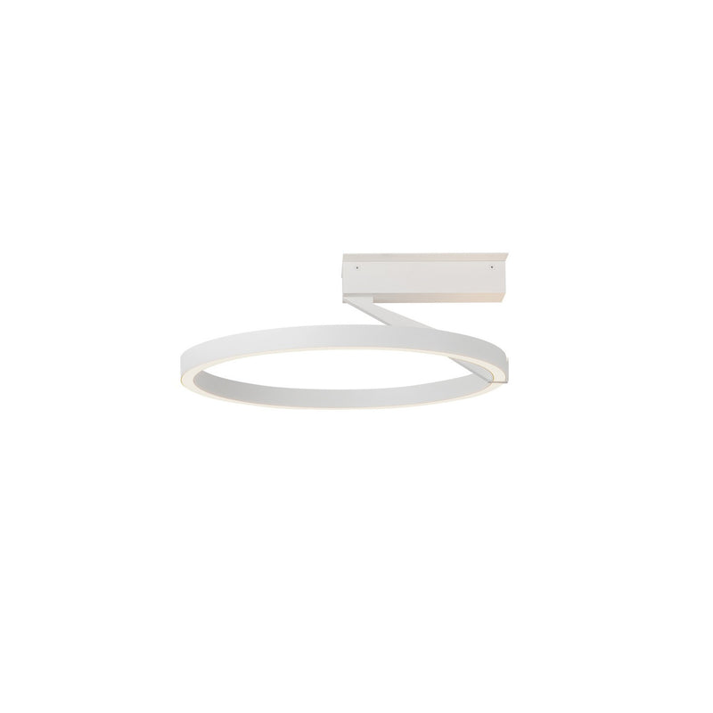 LED Semi-Flush Mount<br /><span style="color:#4AB0CE;">Entrega: 4-10 dias en USA</span><br /><span style="color:#4AB0CE;font-size:60%;">PREGUNTE POR ENTREGA EN PANAMA</span><br />Collection: Roda<br />Finish: White