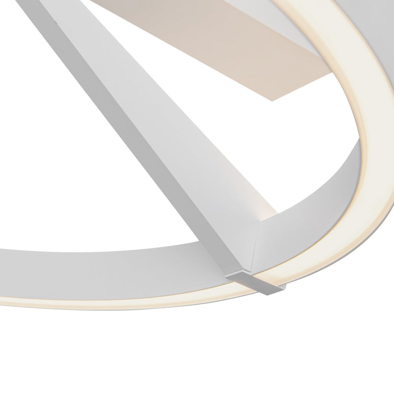 Kuzco Lighting - SF27716-WH-3WCCT-UNV - LED Semi-Flush Mount - Roda - White