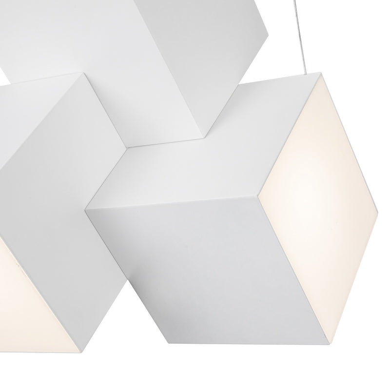 LED Pendant<br /><span style="color:#4AB0CE;">Entrega: 4-10 dias en USA</span><br /><span style="color:#4AB0CE;font-size:60%;">PREGUNTE POR ENTREGA EN PANAMA</span><br />Collection: Tetra<br />Finish: White