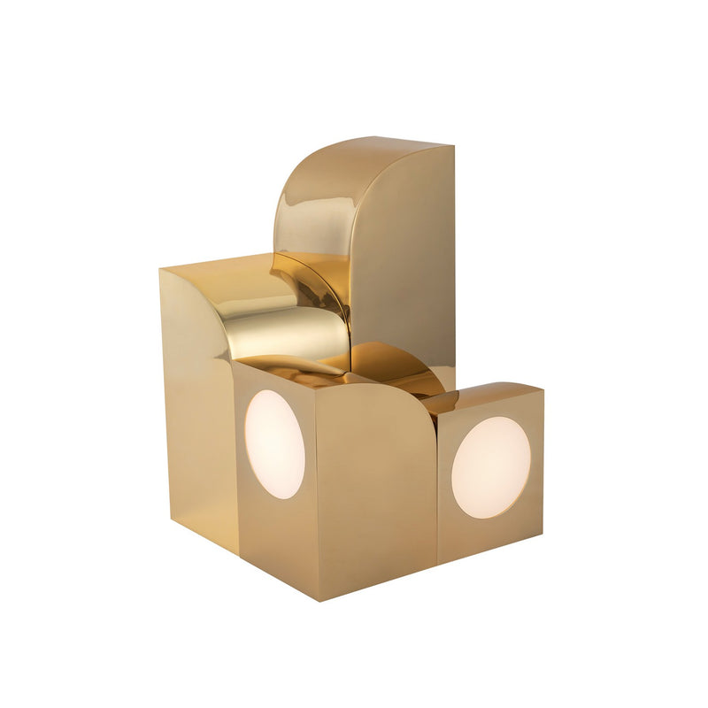 LED Table Lamp<br /><span style="color:#4AB0CE;">Entrega: 4-10 dias en USA</span><br /><span style="color:#4AB0CE;font-size:60%;">PREGUNTE POR ENTREGA EN PANAMA</span><br />Collection: Gypsum<br />Finish: Polished Brass