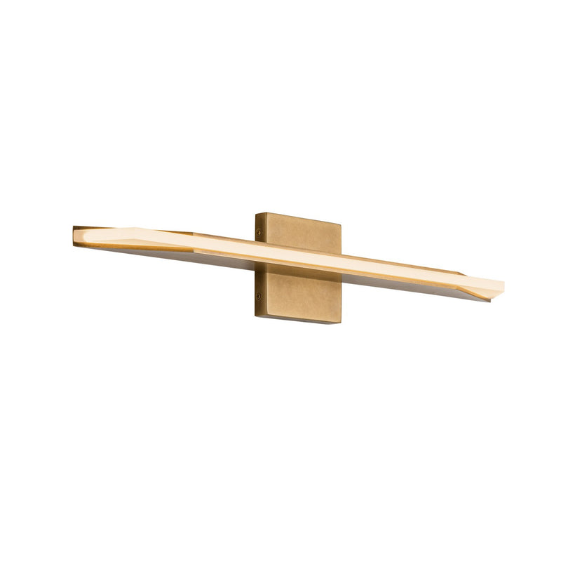 LED Vanity Light<br /><span style="color:#4AB0CE;">Entrega: 4-10 dias en USA</span><br /><span style="color:#4AB0CE;font-size:60%;">PREGUNTE POR ENTREGA EN PANAMA</span><br />Collection: Tachi<br />Finish: Vintage Brass