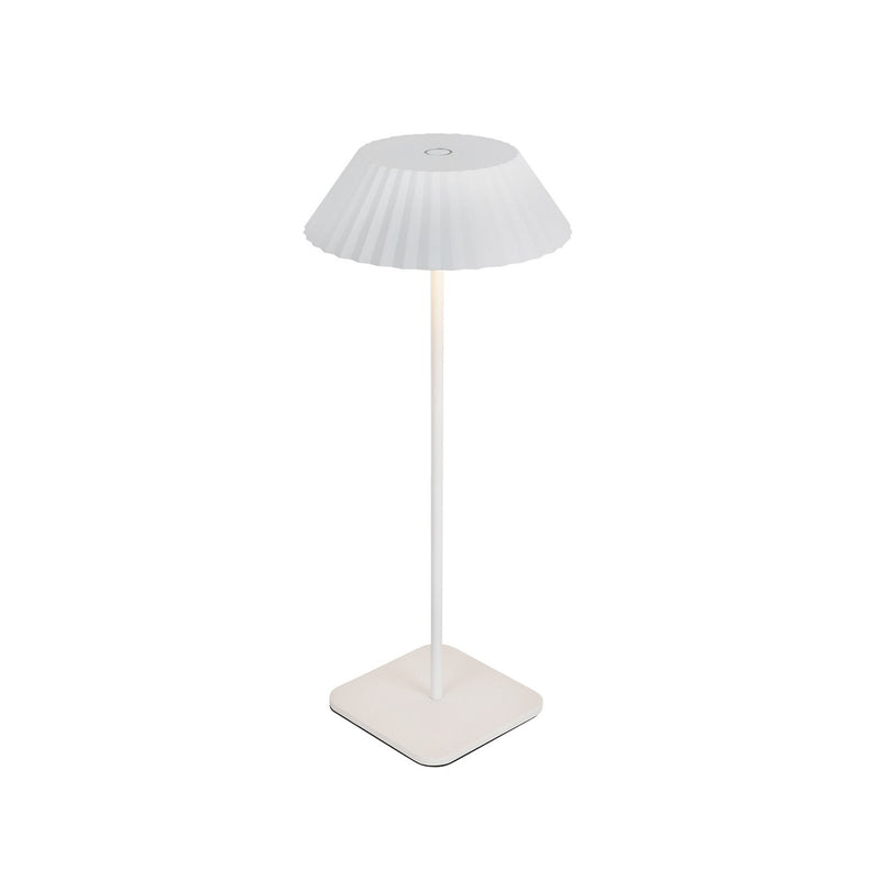LED Table Lamp<br /><span style="color:#4AB0CE;">Entrega: 4-10 dias en USA</span><br /><span style="color:#4AB0CE;font-size:60%;">PREGUNTE POR ENTREGA EN PANAMA</span><br />Collection: Pela<br />Finish: White
