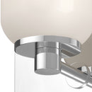 Kuzco Lighting - WS57704-CH/GO - One Light Wall Sconce - Nola - Chrome/Glossy Opal Glass