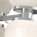 Kuzco Lighting - WS57712-CH/GO - Two Light Wall Sconce - Nola - Chrome/Glossy Opal Glass