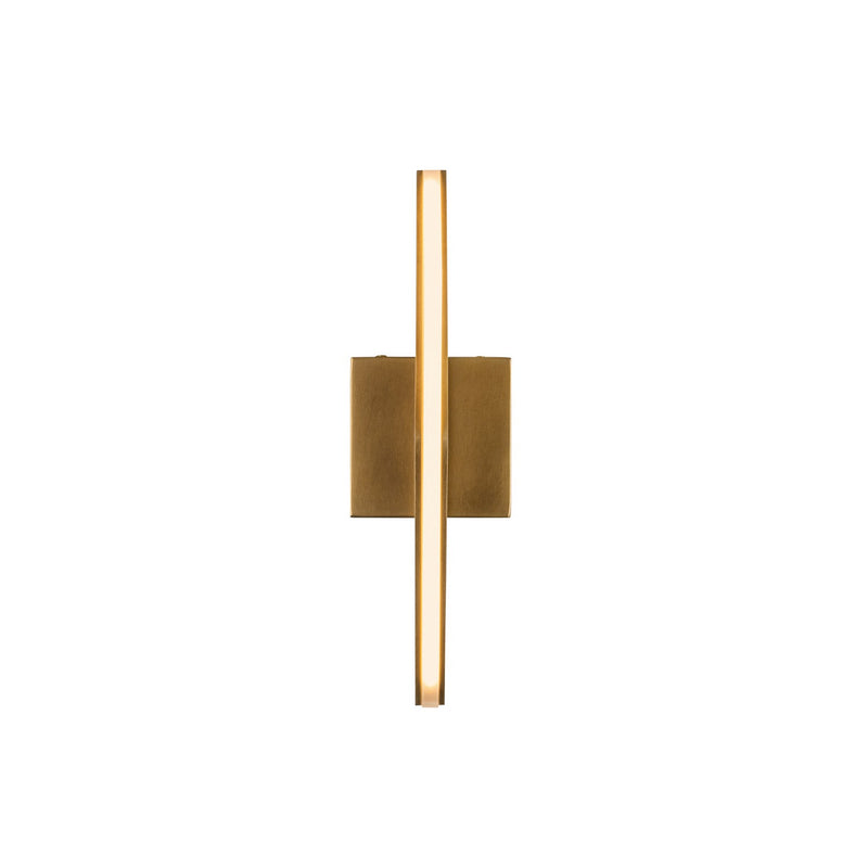 LED Wall Sconce<br /><span style="color:#4AB0CE;">Entrega: 4-10 dias en USA</span><br /><span style="color:#4AB0CE;font-size:60%;">PREGUNTE POR ENTREGA EN PANAMA</span><br />Collection: Tachi<br />Finish: Vintage Brass