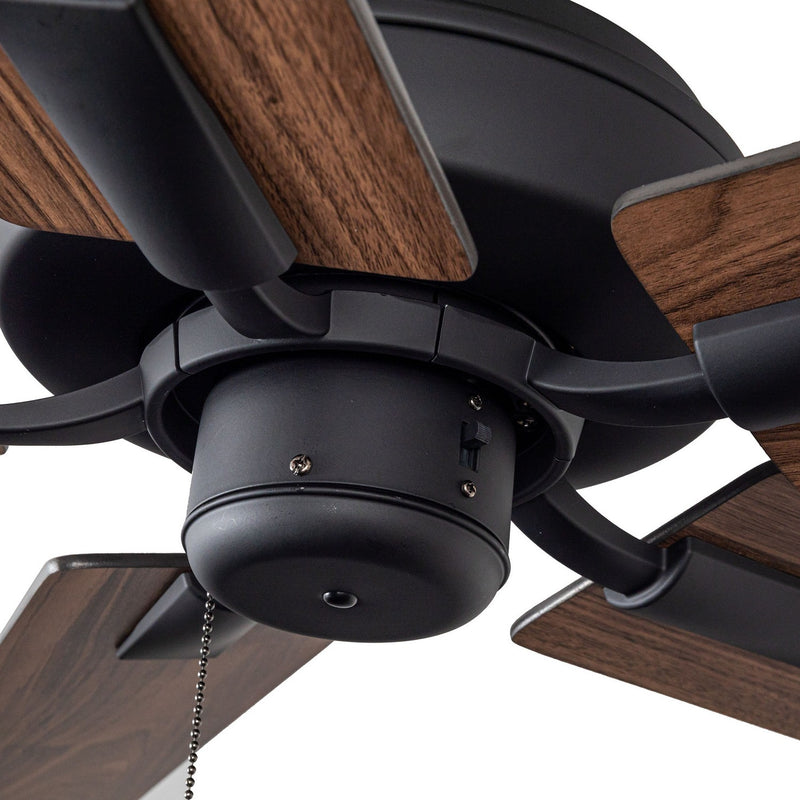 Kuzco Lighting - CF78752-MB-NLP - 52"Ceiling Fan - Erikson - Matte Black