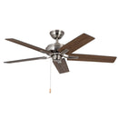 52"Ceiling Fan<br /><span style="color:#4AB0CE;">Entrega: 4-10 dias en USA</span><br /><span style="color:#4AB0CE;font-size:60%;">PREGUNTE POR ENTREGA EN PANAMA</span><br />Collection: Erikson<br />Finish: Brushed Nickel