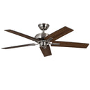52"Ceiling Fan<br /><span style="color:#4AB0CE;">Entrega: 4-10 dias en USA</span><br /><span style="color:#4AB0CE;font-size:60%;">PREGUNTE POR ENTREGA EN PANAMA</span><br />Collection: Erikson<br />Finish: Brushed Nickel