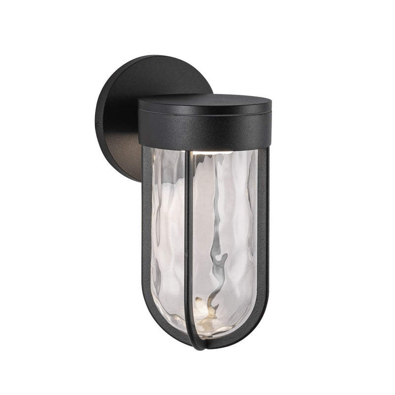 LED Exterior Wall Sconce<br /><span style="color:#4AB0CE;">Entrega: 4-10 dias en USA</span><br /><span style="color:#4AB0CE;font-size:60%;">PREGUNTE POR ENTREGA EN PANAMA</span><br />Collection: Davy<br />Finish: Black