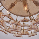 Eight Light Pendant<br /><span style="color:#4AB0CE;">Entrega: 2-3 semanas en USA</span><br /><span style="color:#4AB0CE;font-size:60%;">PREGUNTE POR ENTREGA EN PANAMA</span><br />Collection: Uroko<br />Finish: Polished Winter Brass