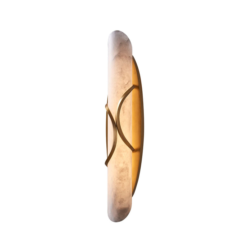 LED Wall Sconce<br /><span style="color:#4AB0CE;">Entrega: 2-3 semanas en USA</span><br /><span style="color:#4AB0CE;font-size:60%;">PREGUNTE POR ENTREGA EN PANAMA</span><br />Collection: Gypsum<br />Finish: True Brass