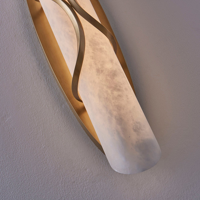 Kalco - 523531TRB - LED Wall Sconce - Gypsum - True Brass