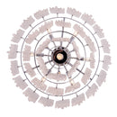 Kalco - 523255CH - Ten Light Pendant - Gisel - Polished Chrome