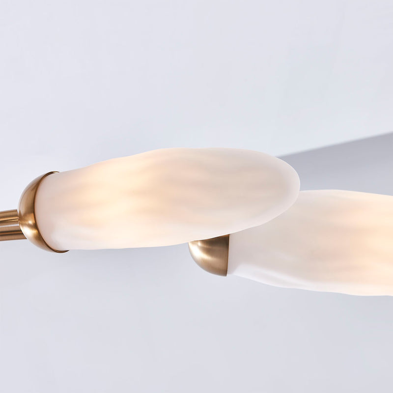Six Light Island Pendant<br /><span style="color:#4AB0CE;">Entrega: 4-10 dias en USA</span><br /><span style="color:#4AB0CE;font-size:60%;">PREGUNTE POR ENTREGA EN PANAMA</span><br />Collection: Crest<br />Finish: Winter Brass