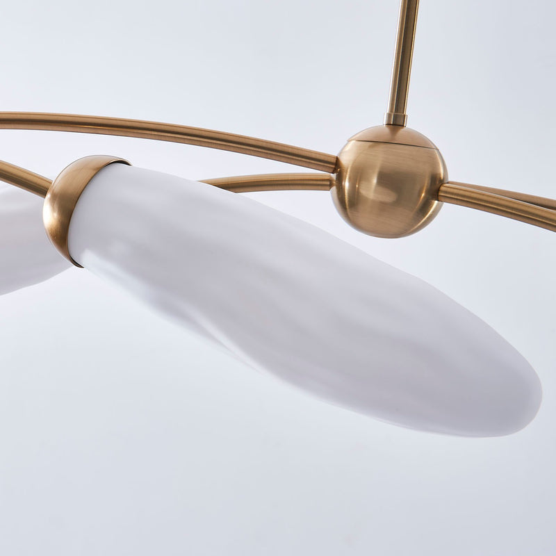 Six Light Island Pendant<br /><span style="color:#4AB0CE;">Entrega: 4-10 dias en USA</span><br /><span style="color:#4AB0CE;font-size:60%;">PREGUNTE POR ENTREGA EN PANAMA</span><br />Collection: Crest<br />Finish: Winter Brass