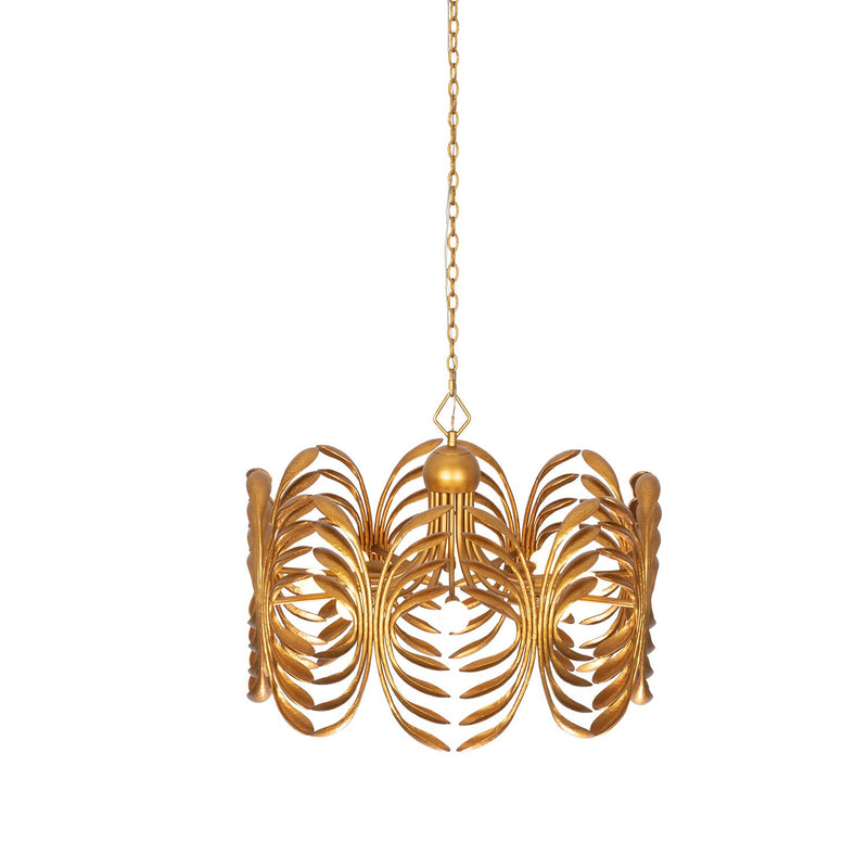 Eight Light Pendant<br /><span style="color:#4AB0CE;">Entrega: 4-10 dias en USA</span><br /><span style="color:#4AB0CE;font-size:60%;">PREGUNTE POR ENTREGA EN PANAMA</span><br />Collection: Botanica<br />Finish: Warm Gold