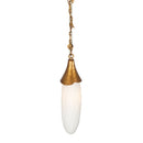 One Light Pendant<br /><span style="color:#4AB0CE;">Entrega: 5-6 semanas en USA</span><br /><span style="color:#4AB0CE;font-size:60%;">PREGUNTE POR ENTREGA EN PANAMA</span><br />Collection: Bougainvillea<br />Finish: Warm Gold
