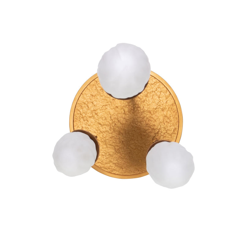 Three Light Pendant<br /><span style="color:#4AB0CE;">Entrega: 0-1 semanas en USA</span><br /><span style="color:#4AB0CE;font-size:60%;">PREGUNTE POR ENTREGA EN PANAMA</span><br />Collection: Bougainvillea<br />Finish: Warm Gold