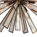 18 Light Pendant<br /><span style="color:#4AB0CE;">Entrega: 4-10 dias en USA</span><br /><span style="color:#4AB0CE;font-size:60%;">PREGUNTE POR ENTREGA EN PANAMA</span><br />Collection: Radiance<br />Finish: Pearlized Antique Brass