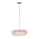 LED Pendant<br /><span style="color:#4AB0CE;">Entrega: 4-10 dias en USA</span><br /><span style="color:#4AB0CE;font-size:60%;">PREGUNTE POR ENTREGA EN PANAMA</span><br />Collection: Geo<br />Finish: Oxidized Gold Leaf