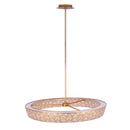 LED Pendant<br /><span style="color:#4AB0CE;">Entrega: 4-10 dias en USA</span><br /><span style="color:#4AB0CE;font-size:60%;">PREGUNTE POR ENTREGA EN PANAMA</span><br />Collection: Geo<br />Finish: Oxidized Gold Leaf